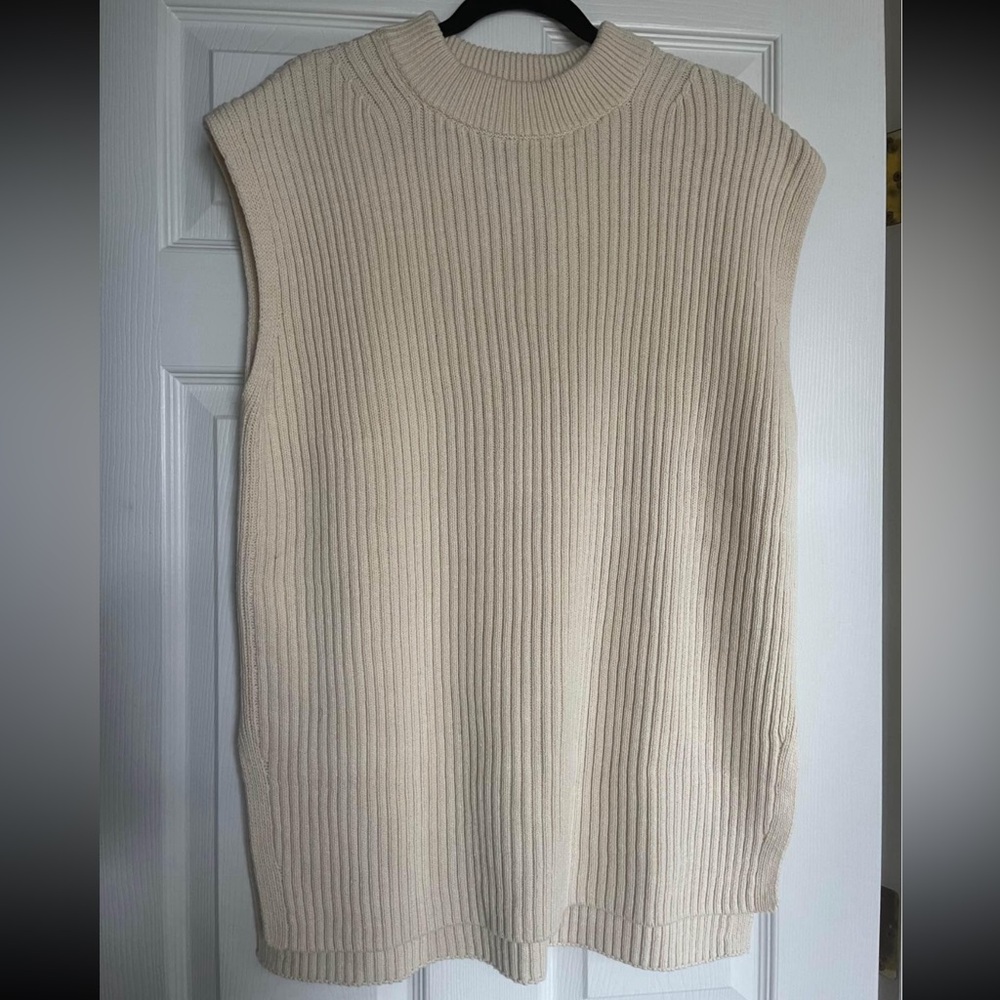 Cream Sweater Vest
